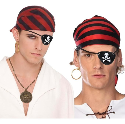 Conjunto De Accesorios Para Disfraz De Pirata Unisex