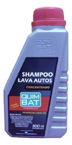 Shampoo Lava Autos (concentrado) 500cc