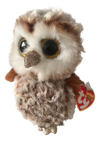 Peluche Buho Lechuza Percy Owl Ty Beanie Boos Babies 17x15cm