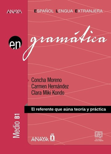 Libro Gramatica Nivel Medio B1 Ed 2022 - Moreno Garcia, C