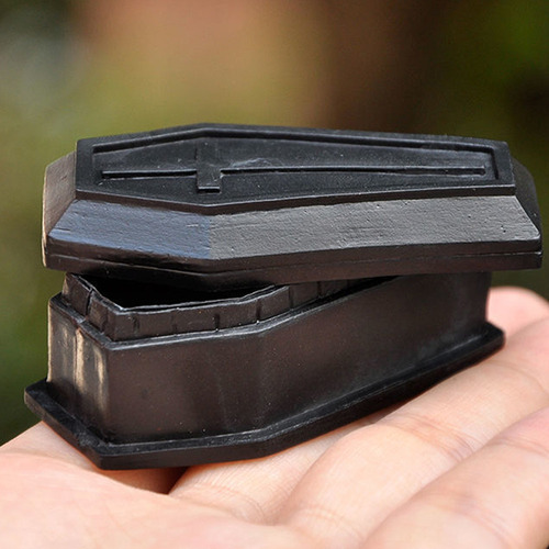 Modelo De Ataúd De Halloween Con Funda, 12 Unidades