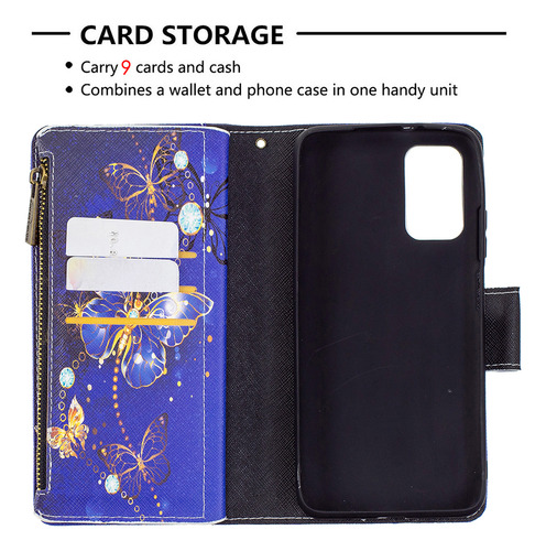 Funda Para Teléfono Oppo Realme8pro/realme8 5g/realme V13 Con Dibujos Animados De Animales Animados, Con Cierre De 9 Ranuras
