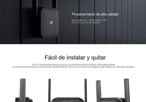 Imagen 6 de 8 de Extensor Repetidor Wifi Xiaomi Original 2 Antenas 300mbs
