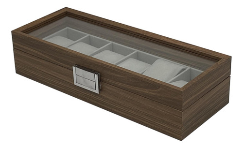 Caja De Exhibición De Reloj Con Parte Superior Transparente