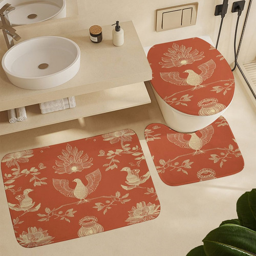 Conjuntos De Cortinas De Ducha Con Estampado Bohemio A1606 Y