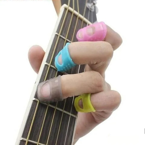 Protetor De Dedos Para Tocar Violão, Guitarra E Ukulele Cor Colorido Tamanho G