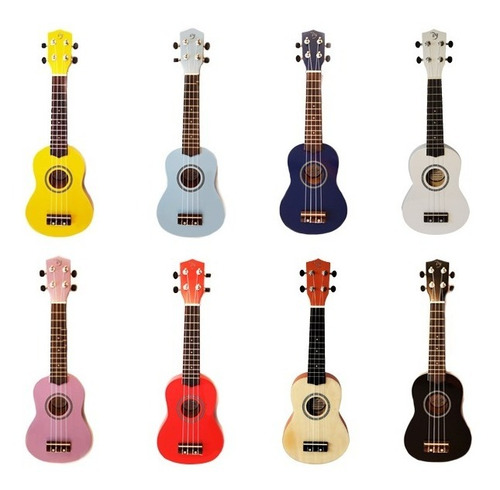 Ukelele Soprano 2da Selección Colores Funda Ver Descripción (Reacondicionado)