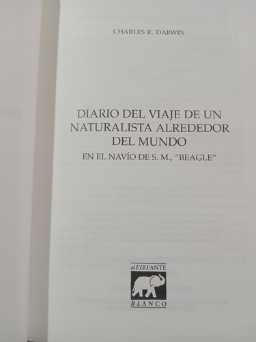 Darwin Diario De Viaje De Un Naturalista Alrededor Del Mundo (Usado)