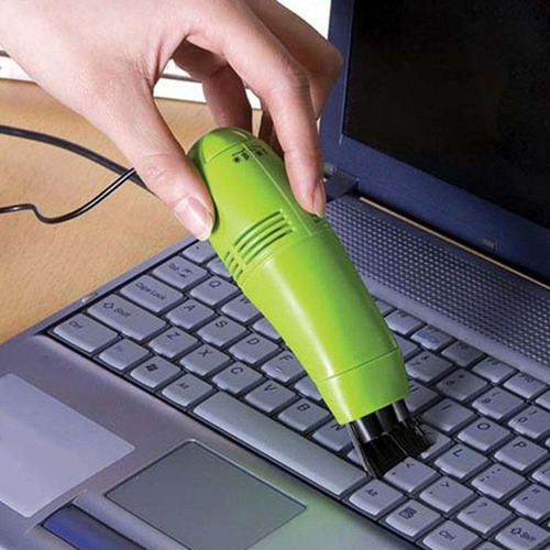 Aspirador De Pó De Mesa Recarregável Usb Para Verde