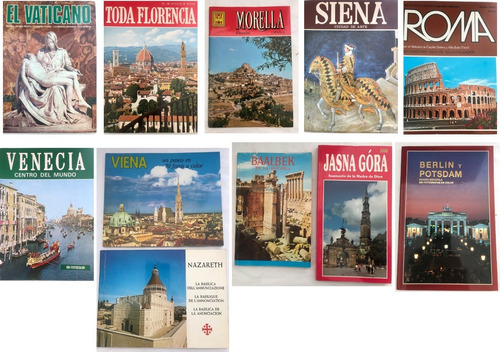  Viajes Sitios Históricos, Guías De Lote 11 Libros 