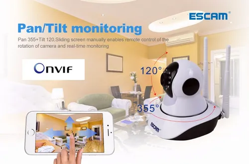 Câmera Ip Segurança 1.0 Mp P2p Wifi Onvif Frete Grátis