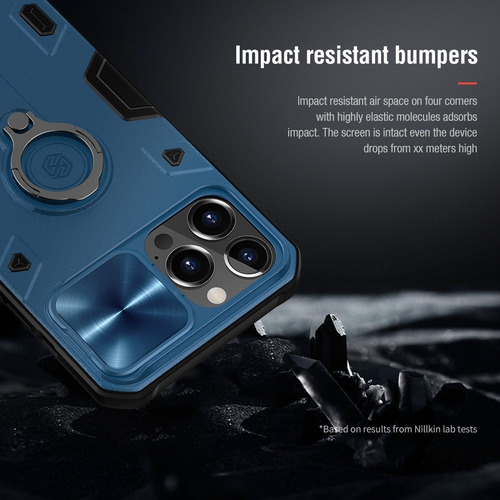 Imagen 4 de 5 de Carcasa Nillkin Camshield Armor Para iPhone 13 / Pro / Max