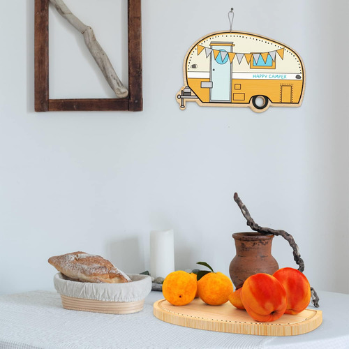 Tabla De Cortar Para Campamento, Madera De Bambú, Decoración