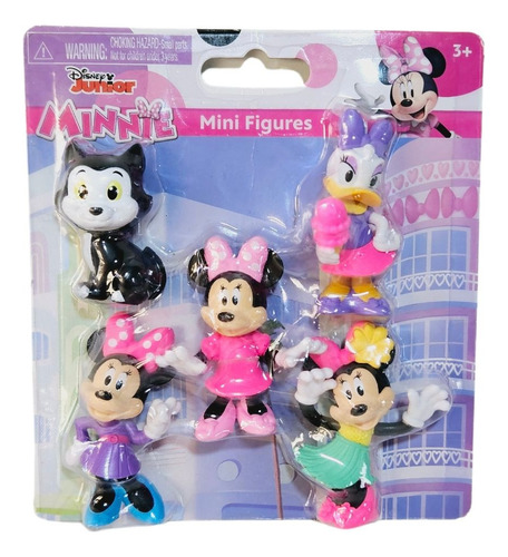 Mini Set De Figuras Minnie Mouse Daisy Figaro Just Play 