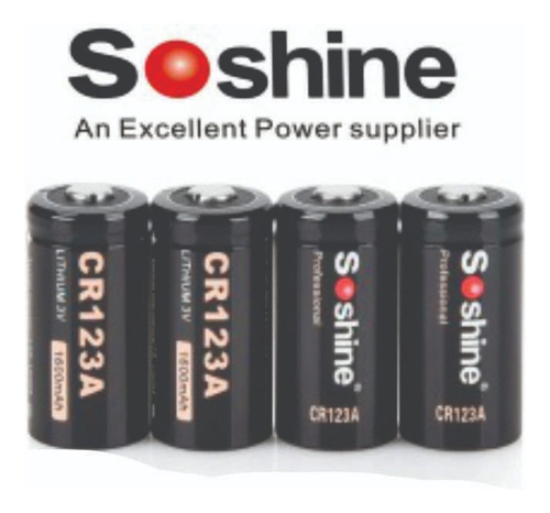 Pila Soshine Cr 123 3.0 V 1600 Mah