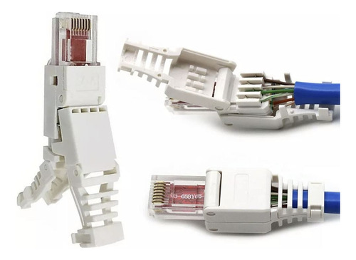 Conector Rj45 Reutilizable Cat6