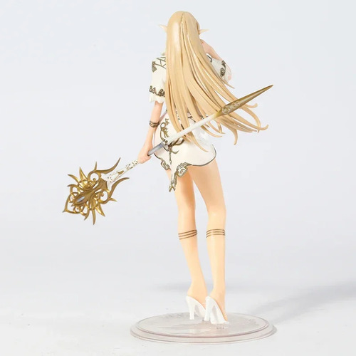 Modelo De Figura Decorativa De Muñeca De Bruja Elfa Blanca D