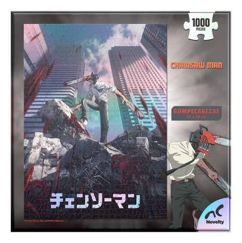 Rompecabezas Chainsaw Man 1000 Piezas Coleccionable