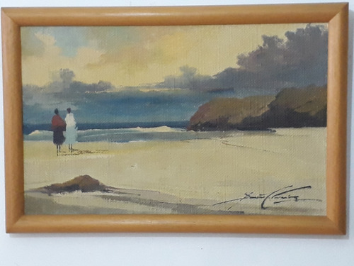 1316- Sansão Pereira Osj 44x30cm Com Moldura. Marinha. (Usado)
