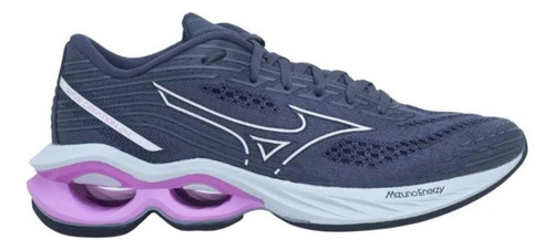 Tenis Mizuno Wave Creation 24 102060002-aznrca-cinza/lilas