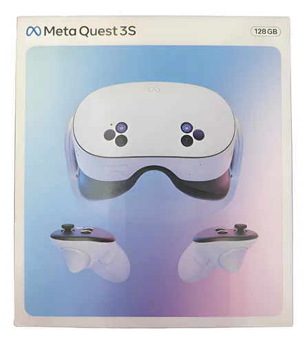  Quest 3S 128GB メタクエスト3s 128G Óculos de Realidade Virtual Oculus Meta Quest 3S 128GB - Branco