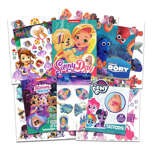 Tatuajes Para Niños Pequeños Mega Surtido Bundle ~ Más De 17