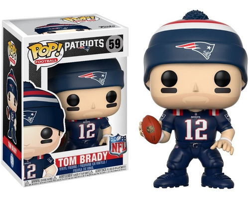 Funko Pop Nfl: Figura De Colección De Tom Brady (patriots C