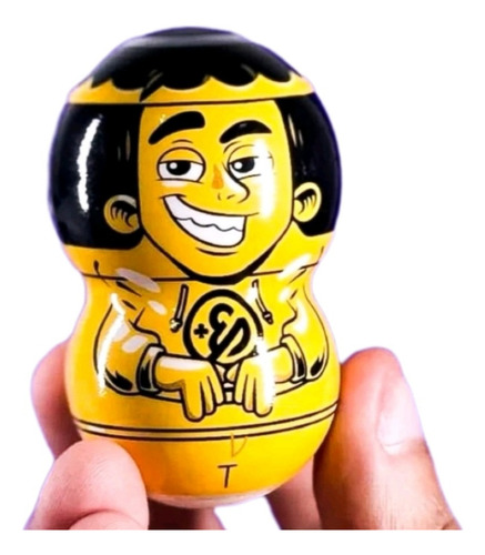 Cabeçudinhos Do Enaldinho: Bobs (originais) Dourado Raro