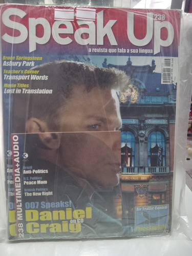 Revista Speak Up 238 Daniel Craig Com Cd - Xx