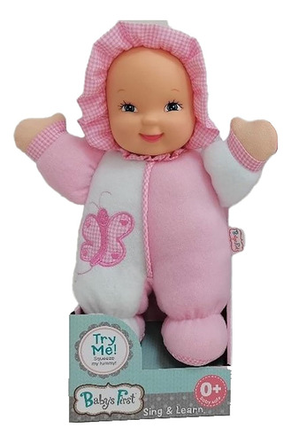 Primera Muñeca Para Bebé, Mariposa Suave Y Acurrucada, Canta
