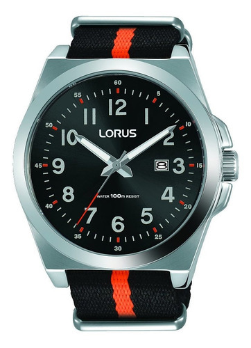 Reloj De Moda Lorus Modelo: Rh941kx9 Color de la correa Negro