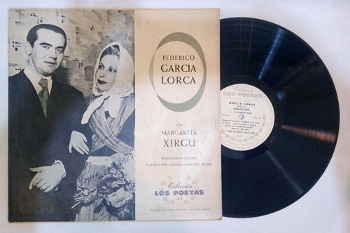 Federico Garcia Lorca Margarita Xirgu Vinilo Lp Vg 7 Ptos 