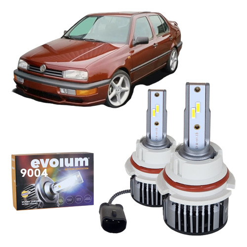 Focos Led Vw Jetta A3 1993-1999 Alta Y Baja 9004 14000lm Luz