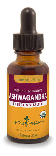 Herb Pharm Gotas De Extracto De Ashwagandha Organico Certifi