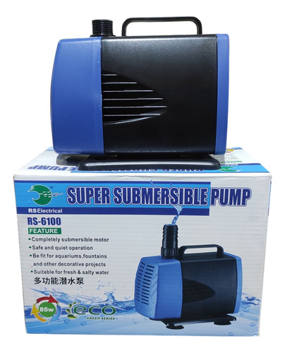Bomba De Agua Rs 6100 4000l/h Pecera Estanque Cascada
