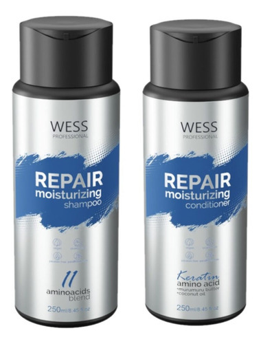 Kit Wess Repair Shampoo + Condicionador 250ml