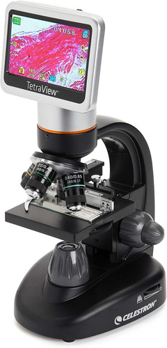 Microscopio Celestron Tetraview Digital  Lcd Con Cámara 5mp