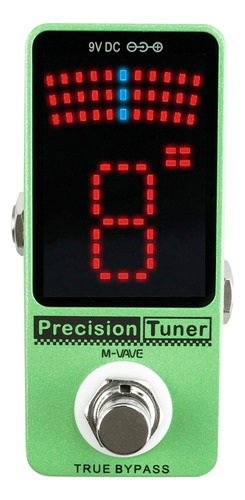 M-vave Precision Tuner Pedal Pantalla Led Con True Bypass