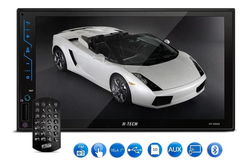 Imagem 7 de 8 de Central Multimídia Universal H-tech Ht-3020 Mp5 Espelhamento