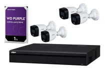 Comprar Kit Seguridad Dahua Dvr 4 + 4 Cámaras 2mp Color Noche + 1tb