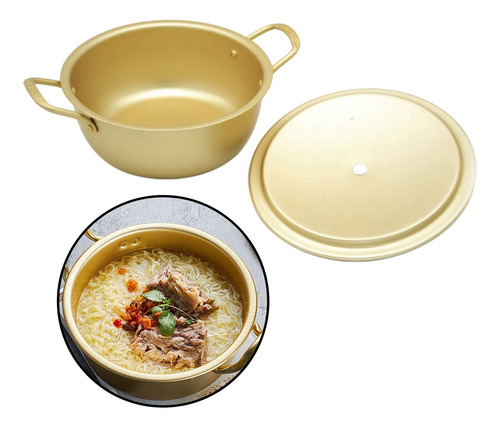Imagen 6 de 12 de Cocina Coreana Sopa De Fideos Ramen Olla 18 Cm