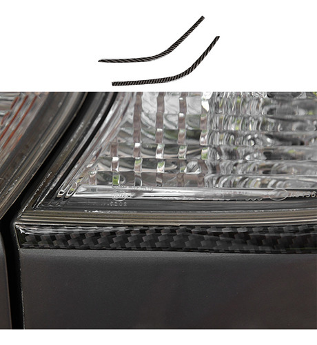 Funda De Fibra De Carbono Para Lámpara Trasera De Coche, Pár