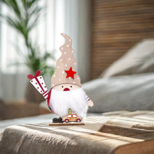 2 Estatua De Papá Noel, Escultura De 13x4x18cm