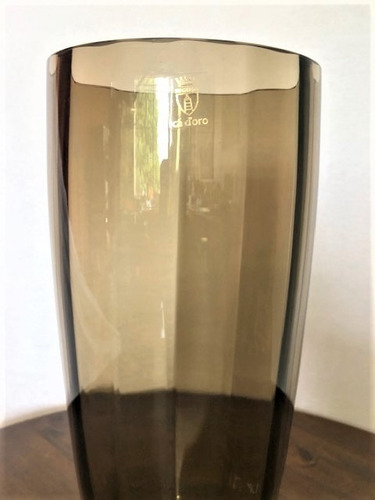 Imagem 4 de 4 de Vaso Cristal Preto Ondulado