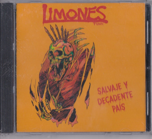 Limones - Salvaje Y Decadente Pais ( Punk Rock Mexicano ) Cd