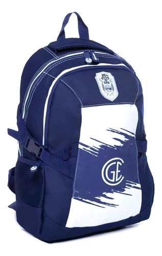 Mochila Solci Gimnasia Y Esgrima De La Plata Unisex Futbol Color Azul Marino