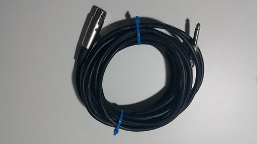 Imagen 1 de 1 de Cable Microfono 1/4 Macho A Xlrh Canon Hembra 4 Metros
