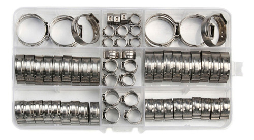 Juego De Abrazaderas De Manguera De Acero Inoxidable De Una