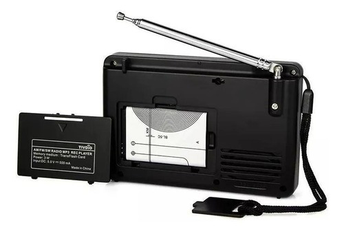 Retekess V115 Radio Fm Am Sw Portátil Recargable