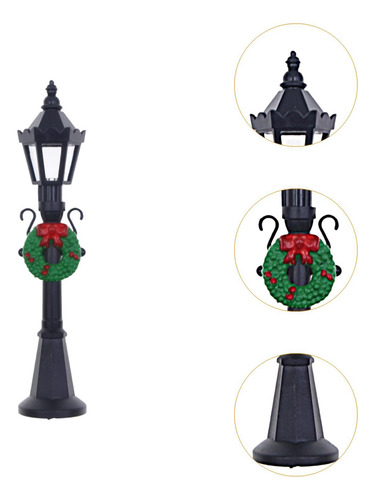 Mini Farola Modelo De Poste De Lámpara, Accesorios Para